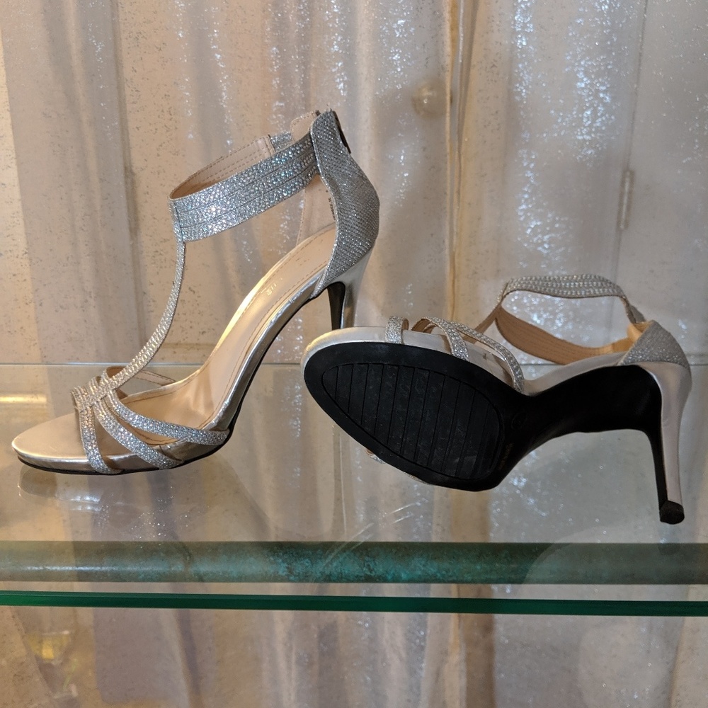 Silver heels